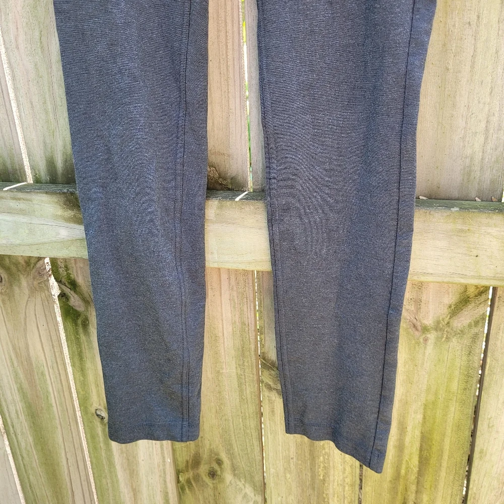 Athleta Avenue Ponte Skinny‎ Knit Pants Charcoal Gray Size 8